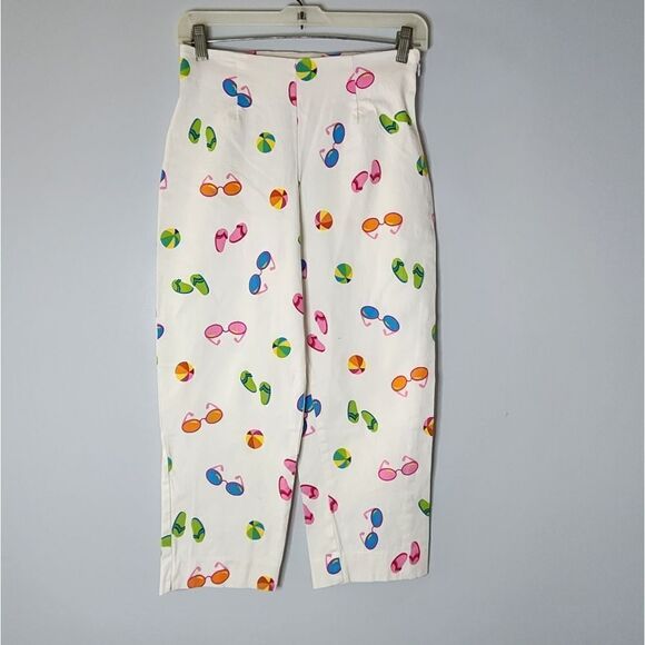 Briggs New York capri pants sunglasses summer beach vacation women's size 8 - Picture 1 of 7